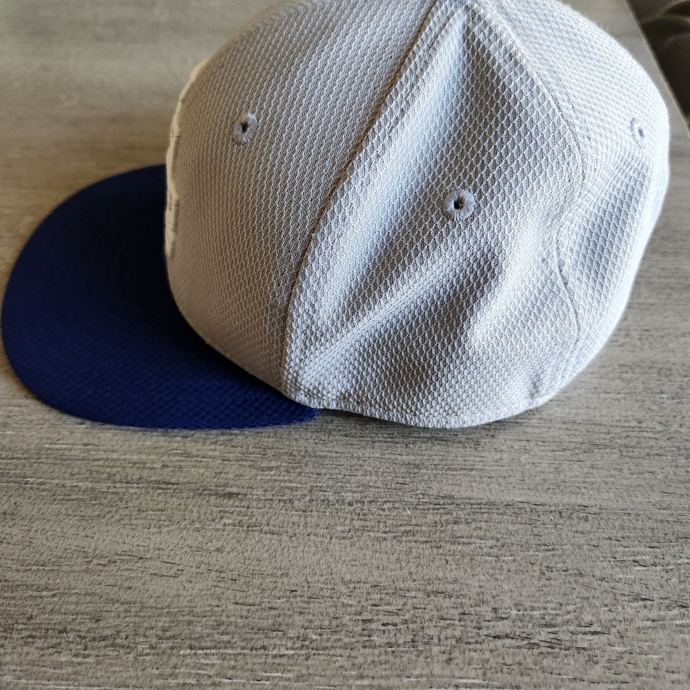 Los Angeles Dodgers LA Hat - Gray & Royal Blue - Picture 3 of 7